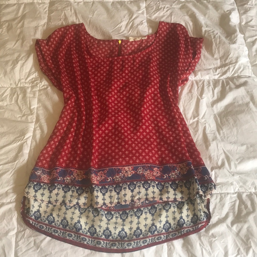 Pink Rose Blouse